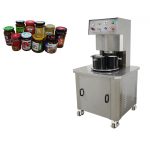 Yarı Otomatik Vakumlu Cam Kavanoz Kapak Kapatma Makinesi Metal Kapakları Kapatmak İçin
