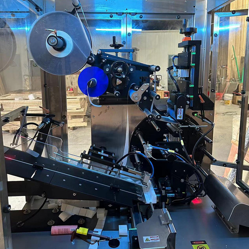 Otomatik Plastik Yumuşak Tüp Etiketleme Makinesi Tüp Besleme Sistemi ile