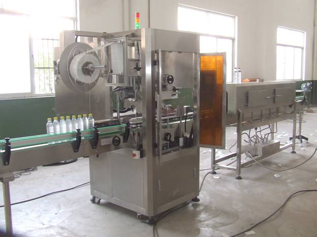 pvc shrinking labeling equipment for bottles Etiketleme Ekipmanı-PVC Kılıf-Etiketleme Makinesi-Pet Şişe İçin