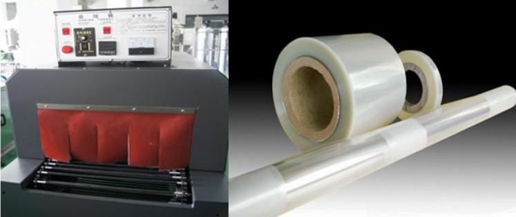 shrinkage tunnel with PE film büzülme tüneli ve pe film.jpg