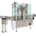 Otomatik Döner İlaç Tıbbi Toz Şişe Dolum Kapatma Makinesi