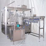 Otomatik Ağızlı Stand Up Torbalar Soya Sütü Suyu Dolum Kapatma Makinesi