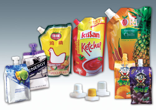 spout bags after filling tek başlı ağızlı torbalar hazne ile dolduruluyor .jpg