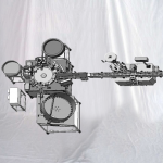 Yatay Etiketleme Makinesi ile Küçük Test Tüpleri Dolum Kapatma Makinesi