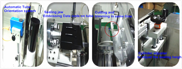 Ultrasound sealing machine for tubes Ultrasonik Tüp Sızdırmazlık Makinesi